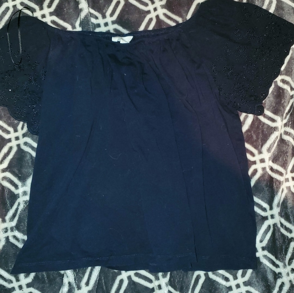 H&M Off the Shoulder Shirt